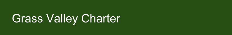 Grass Valley Charter School Name Banner